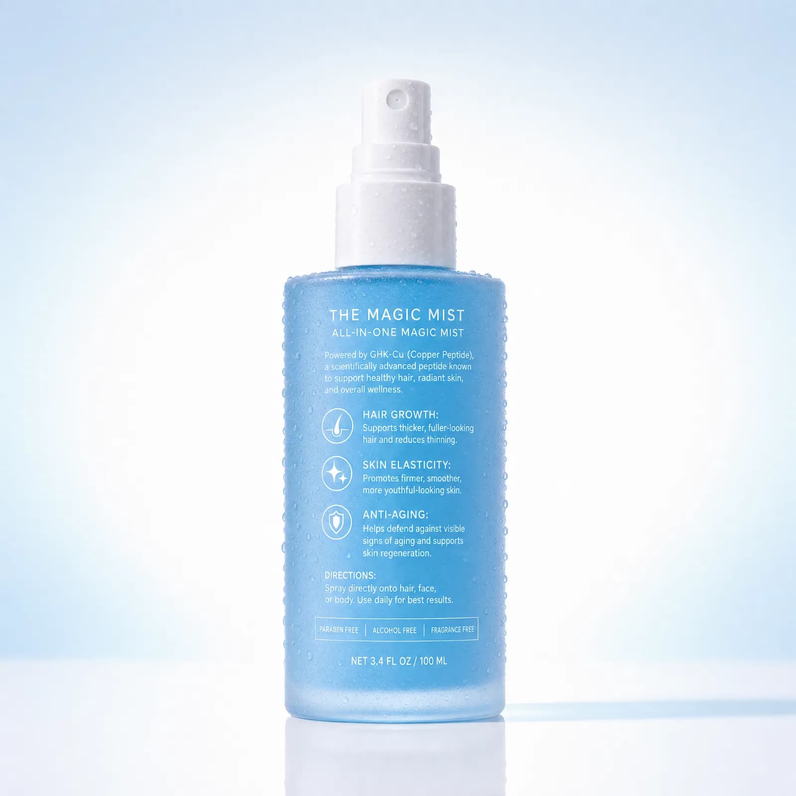 Customer applying The Magic Mist